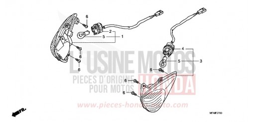 CLIGNOTANT CBF1000A9 de 2009